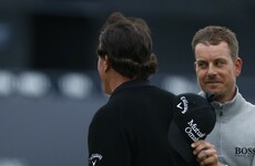 Shoot-out Sunday! Stenson takes one shot lead over Mickelson into final round of Open