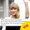 A snippet of Taylor Swift's response to Kim Kardashian has turned into a gas meme