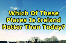 Which Of These Places Is Ireland Hotter Than Today?