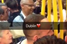 A whole carriage of people danced to Maniac 2000 on this Luas and it was glorious