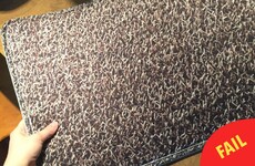 This woman ordered a doormat online and it certainly didn't meet her expectations