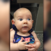 This deaf baby hearing her mother speak for the first time has people tearing up
