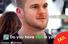 This lad's Irish-themed chat-up line made everyone cringe on First Dates last night