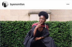 Everyone is loving this drama student's graduation message to her old lecturer