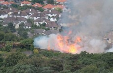 Firefighters tackling blaze at Bray Head