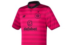 Celtic's new bright pink away jersey was inspired by a match ticket