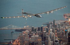 This solar-powered plane is nearing the end of a historic trip