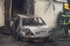 Firefighters battle blaze after car crashes into gate lodge at Dunsink Observatory