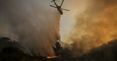 Photos: Raging wildfire engulfs California homes and film set