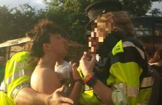 Woman defends topless protest at music festival