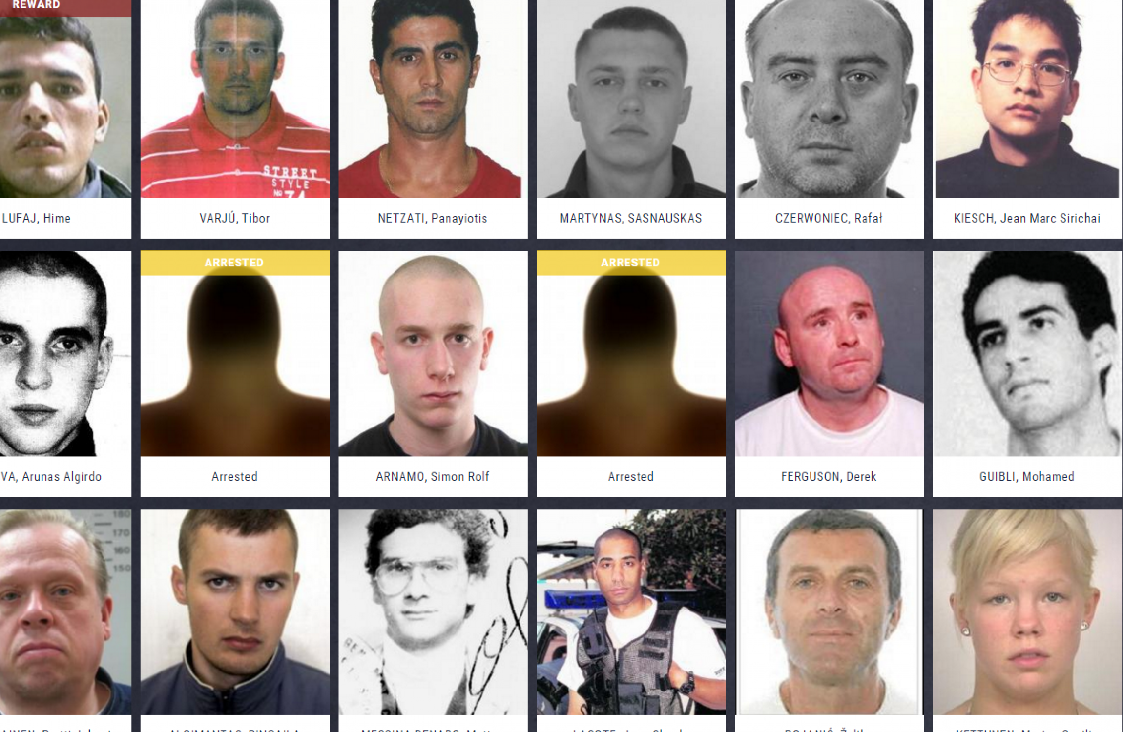 14 Of Europe's Most-wanted Criminals Have Been Arrested This Year