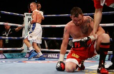 Disappointment for Ireland's Patrick Hyland as he suffers defeat in Leeds