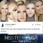 Chrissy Teigen absolutely burned the Miss Teen USA pageant with one tweet