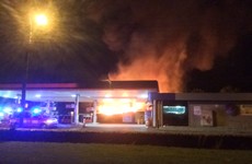 Gardaí investigating fire which threatened petrol station