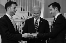 Everyone is loving this photo of Joe Biden marrying a same-sex couple in his house