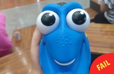This Finding Dory kids' lamp isn't quite so cute when you turn it on...