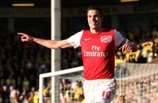 RVP is as good as Messi, according to Djourou