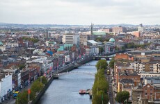 Dublin Fire Brigade has rescued two people who went for a swim in the Liffey