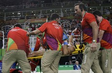 Horrific scenes as French gymnastics' main medal hope suffers gruesome leg break