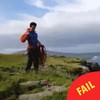 This guy's failed attempt at climbing on the Irish coast is going super viral