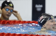 Doping war of words continues as King beats tainted Russian swimmer to gold