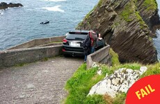 This genius actually tried to drive down Kerry's famous Sheep Highway