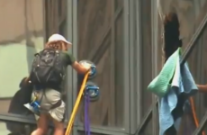 Man attempts to scale New York's Trump Tower with suction cups