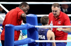 Billy Walsh in the corner as USA secure their first boxing medal of Rio 2016