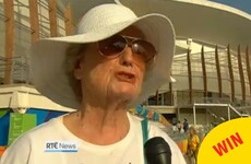 The most adorable Dublin granny was interviewed at the Olympics on the RTÉ news last night