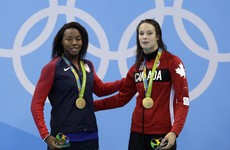Amazing dead heat in women’s 100m freestyle sees USA and Canada share gold