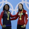 Amazing dead heat in women’s 100m freestyle sees USA and Canada share gold