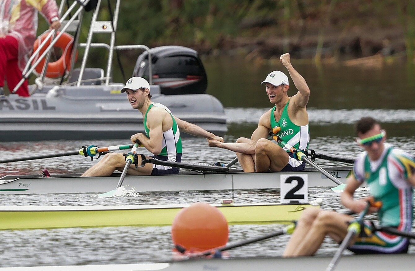 Joy for Irish rowing as O'Donovan brothers claim historic silver medal