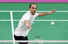 Scott Evans battles from a set down to become first Irishman to win an Olympic badminton match