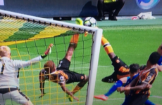 Synchronised overhead kick opens the scoring for the new Premier League season