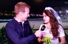 A rowdy hen party gatecrashed BBC's Olympics coverage last night, and it was hilarious