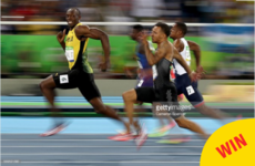 Everyone is sharing this class photo of Usain Bolt winning at the Olympics last night