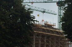 Some prankster flew a Kilkenny flag over the Waterford courthouse today