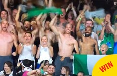 The Irish hockey team all took their tops off in tribute to a losing Olympian last night