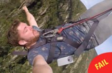 This Irish lad lost his phone during a bungee jump, and his reaction was priceless