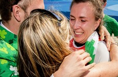 'She kept her head. She was going to take that medal home if it killed her'