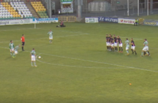 There was no stopping this rocket of a free-kick from Gary McCabe