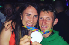 This joyous pic from Rio shows two of our champs celebrating their wins together