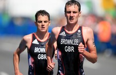 Gold and silver for Brownlee brothers in men's triathlon as Keane finishes in 40th