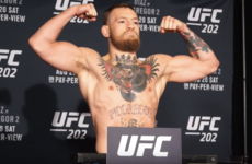 McGregor weighs in at 168lbs for UFC 202, Diaz tips the scales heavier
