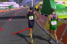 Race walker somehow finishes 8th despite suffering 'intestinal problems' and passing out