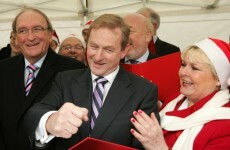 In pictures: Christmas tree lights turned on at Leinster House
