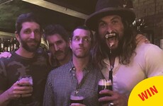 Khal Drogo (AKA Jason Momoa) was in Ireland this weekend, sculling pints of Guinness