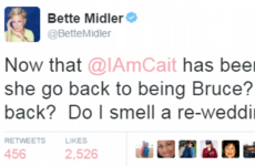 Bette Midler is under fire for this 'transphobic' tweet about Caitlyn Jenner