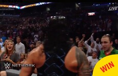 A fan was spotted in a Mayo GAA jersey losing it at WWE SummerSlam last night