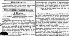 'Garda Pulse system' from the 1800s reveal details of Ireland's most famous Victorian crimes